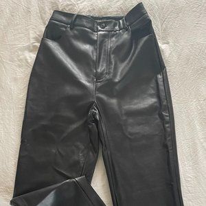 You've Got It PU Pants Black